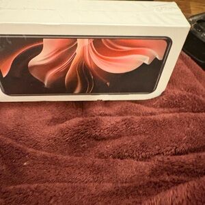 Smartphone with Red and Black Design